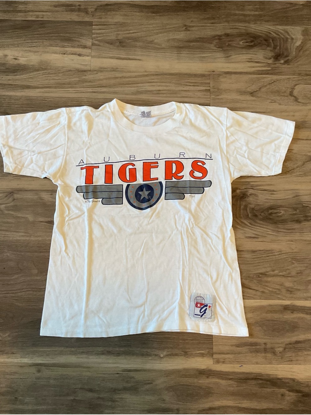 Auburn Tigers Kids White Graphic T-Shirt